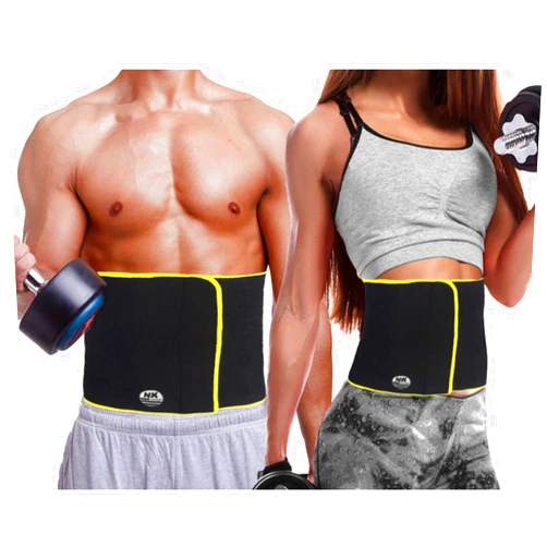 ACPLK Waist Trainer Belt, Waist Trimmer Belt Sweat Trainer for Women & Men Fitness Workout Shaper Belt Back Support Black Small