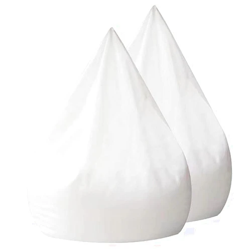 Rikivt 2PCS Inner Liners for Bean Bag Chair Covers, Bean Bag Inner Liner for Lazy Sofa Giant Bean Bag Chairs, Easy Cleaning Cover Seat Replacement Liner, Zipper Opening No Filler (90 x 110cm, 35.4 x 43.3in)