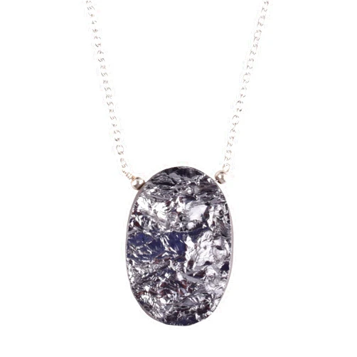 MANILATA Elite Shungite Crystals Pendant Necklace, Unusual Gemstone, Dainty Women Fashion Jewelry, Birthday, Gift for Her, Gemstone Jewelry (elite shungite)