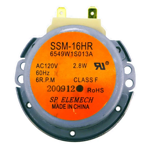 Enterpark only ENTERPARK NEW SSM-16HR 6549W1S013A Microwave Turntable Motor Replacement Part for LG Kenmore Replaces 6549W1S007G 2B72754E C2B72754E AP4650096 AH3529213 EA3529213 PS3529213 6549W1S013B 6549W2S002E