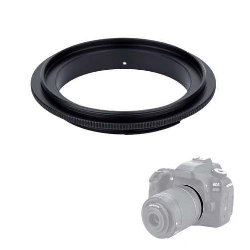 PROfezzion 58mm Macro Lens Reverse Ring Adapter for Canon EOS Rebel T6 T7 T5 SL3 SL2 T8i T7i T6i T6s T5i 2000D 4000D 90D 80D 70D with EF-S 18-55mm Kit Lens & More Canon DSLR Cameras with 58mm Filter Thread Lens