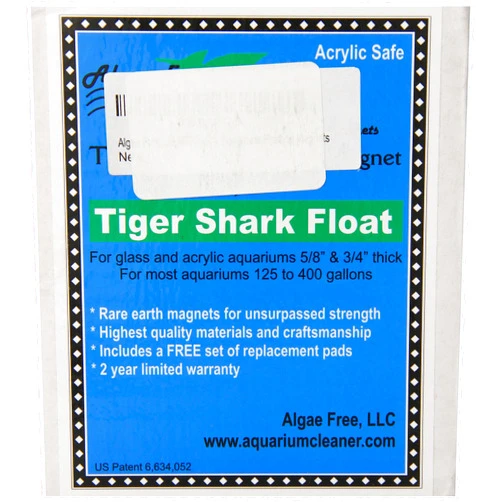 Algae Free Llc AlgaeFree Tigershark Plus Floating Aquarium Cleaner Magnet