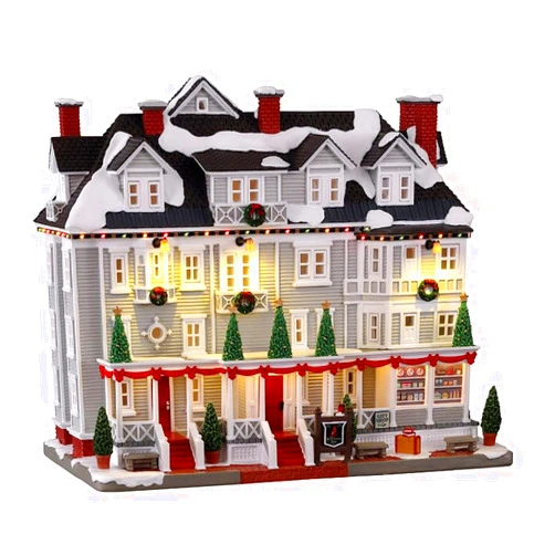 Lemax Village Collection Red Lion Inn, with 4.5V Adaptor