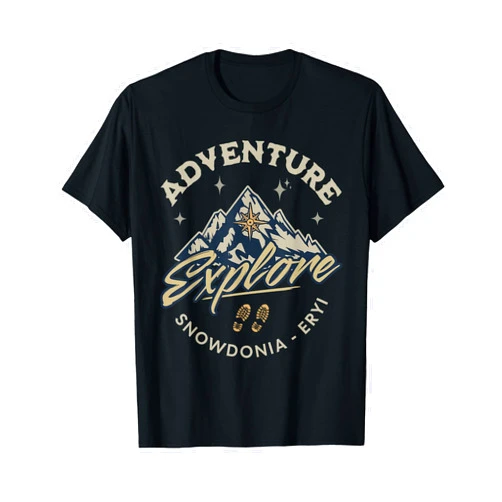 Snowdonia Eryi Wales Walking Hiking Camping Climb Snowdonia Eryi Mountains Wales Walking Hiking Climbing T-Shirt