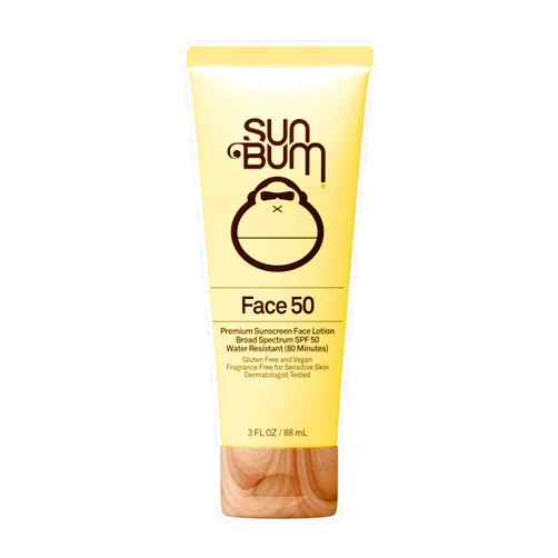 Sun Bum Original SPF 50 Sunscreen Face Lotion - Broad Spectrum Moisturizing Facial Sunscreen with Vitamin E -Fragrance Free - Travel Size - 3 oz