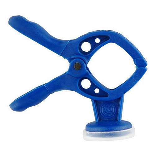 wolfcraft microfix XS Mini Spring Clamp with Magnet I 3010000 I The spring clamp with magnet clings to all magnetic surfaces and can also be used for heavy or bulky jobs involving oddly-shaped things.