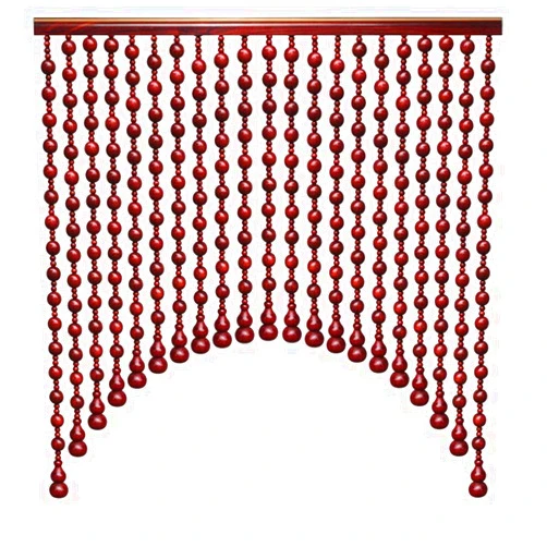 PENGFEI-Partition Curtain Beaded Curtain PENGFEI Natural Wooden Beads Door String for Room Divider Doorway Passage Retro Partitions Curtains, Width 60-120CM (Color : A, Size : 120x80CM-31 Shares)