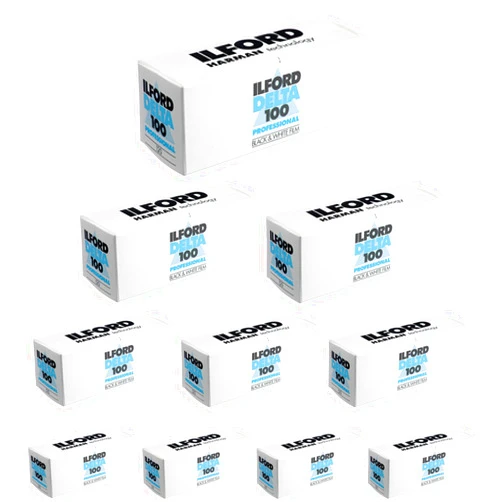 Ilford Delta 100 120 Pack of 10