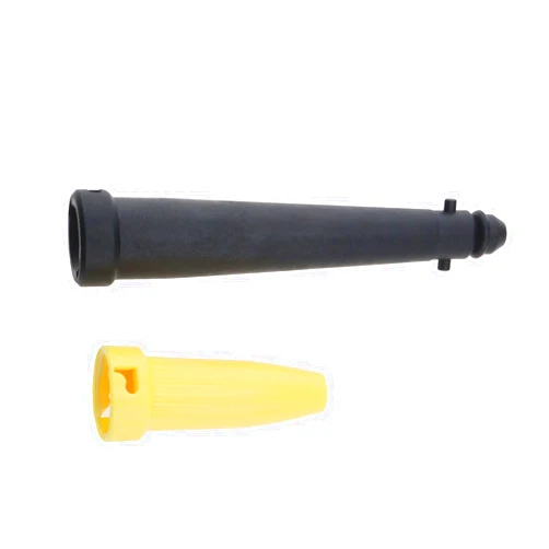 Create idea 2PCS Karcher Steam Cleaner Power Replacement Nozzle Cleaning Accessories Black/Yellow Window Nozzle Compatible with Karcher Steam Cleaner SC 1 to 5 SG 4/2 SG 4/4