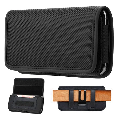 FZXSOGY Universal Horizontal Cell Phone Holster Case with Belt Clip for Mobile Phone - XXL