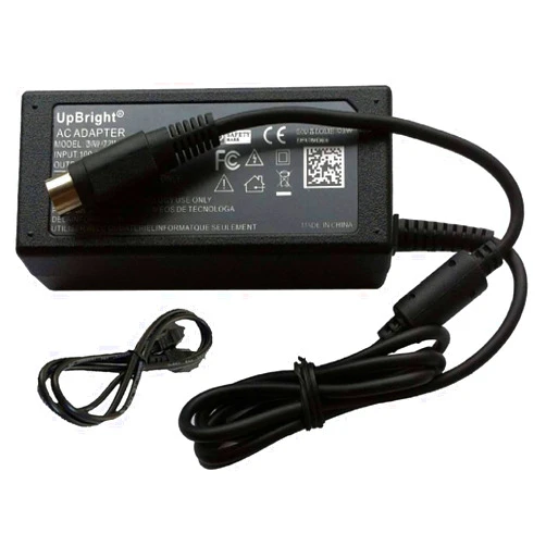 UpBright 4Pin 24V AC/DC Adapter Compatible with Biamp Systems devio CR-1 CR-1C CR-1T CR1 SCR-20 SCR-25 Conference Hub Qualtek ATS065T-P240 QADA-65-24-1442-01 DC24V 2.5A 2.71A Power Supply Cord Charger