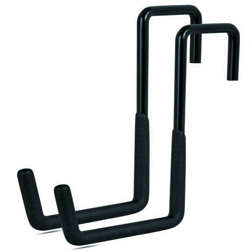 Gueryee Rafter Hanger Hook 2 Pcs, Large S Hooks, Upgraded Fence Hangers, Ladder and Bike Hanging Hooks for Storage, Heavy Duty Garage Utility Rafter Hook for Hanging Hose, Plants, Chairs and More