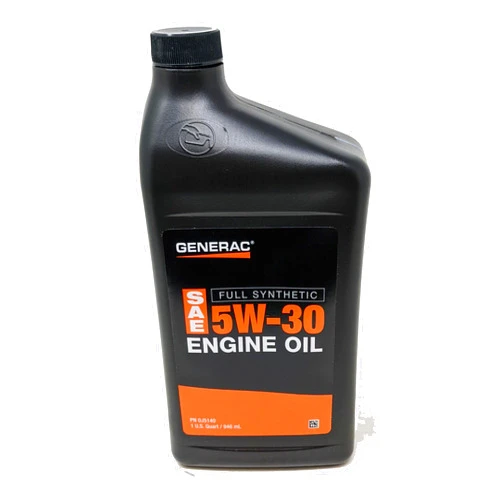 Generac Full Synthetic Motor Oil 5W-30 SN Quart Bottle Part# 0J5140 (qt)