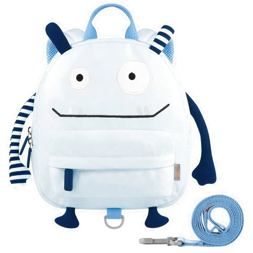 GAGAKU Toddler Backpack with Leash - Mini Kids Backpacks for Boys 2-5 Years Child Safety Backpack 3D Cartoon Animal Anti-Lost Preschool Backpack - Blue