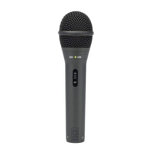 Samson Q2U USB/XLR Dynamic Microphone Recording and Podcasting Pack (Black)