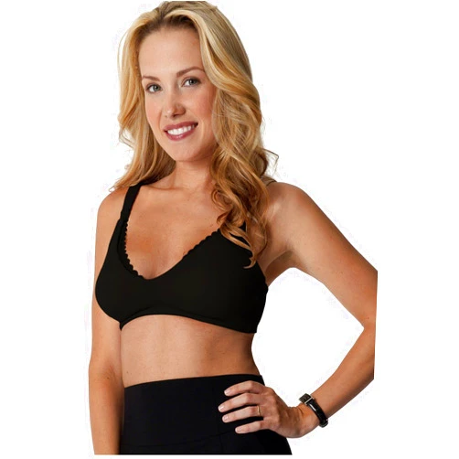 Glamourmom Womens' Mpress Microfiber Lace Nursing Bra