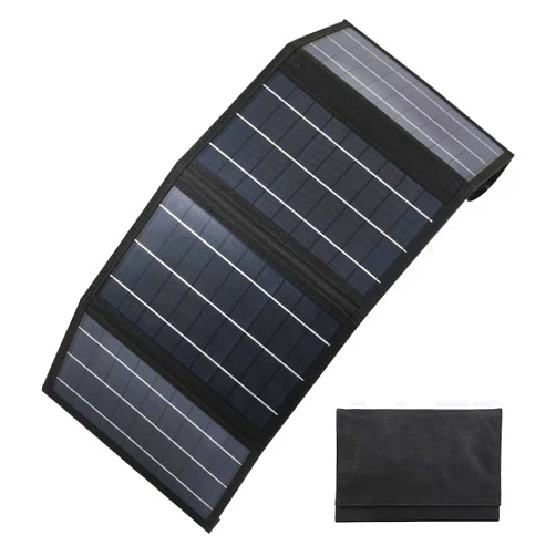 COOHILIGH 30W Solar Panel Battery Charger for Camping, RV, Boat, Power Station, iPhone, iPad, Laptop, USB Ports & DC Output
