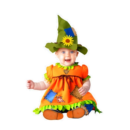 InCharacter Cute Scarecrow Infant Costume