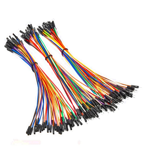 Chanzon 120pcs 10cm 20cm 30cm Long Header Jumper Wire Dupont Cable Line Connector Assorted Kit Set (Male Female M-M M-F F-F) Solderless Multicolor for Arduino Raspberry pi Electronic Breadboard PCB