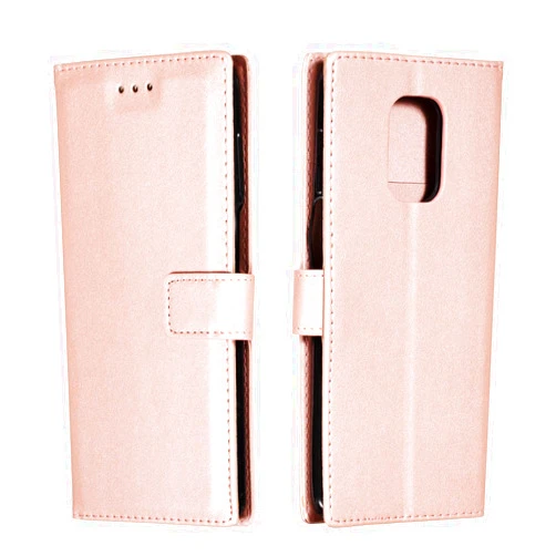 Rfvzubemok Compatible with Redmi Note 9S 4G Wallet Magnetic Closure Case Cover,Compatible with Redmi Note 9 Pro/Note 9 Pro Max Flip Kickstand Case Pink