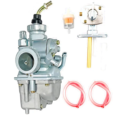 HSXWJ TTR125 Carburetor w/Fuel Switch Valve Petcock Replacement for Yamaha TTR125 TTR125L TTR125E TTR125LE Motorcycle Part (2000 2001 2002 2003 2004 2005 2006 2007)