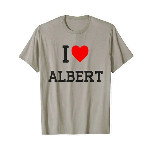 Funny Gift for Albert Name I Heart Albert - I Love Albert - Funny Gift For Albert T-Shirt