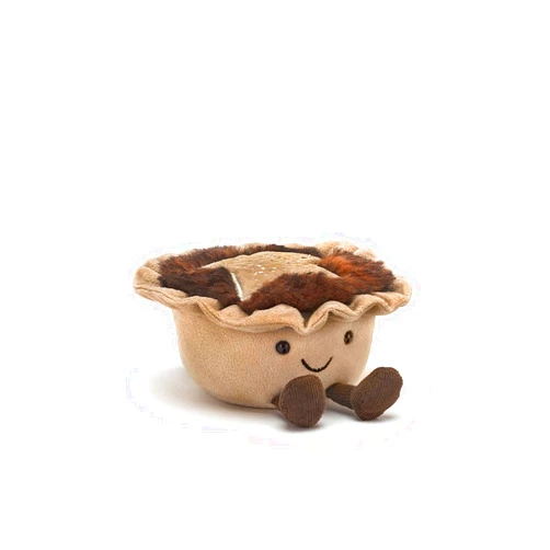 Jellycat Amuseables Mince Pie Stuffed Toy, 4.5 inches | Food Plush | Fun Gift Idea