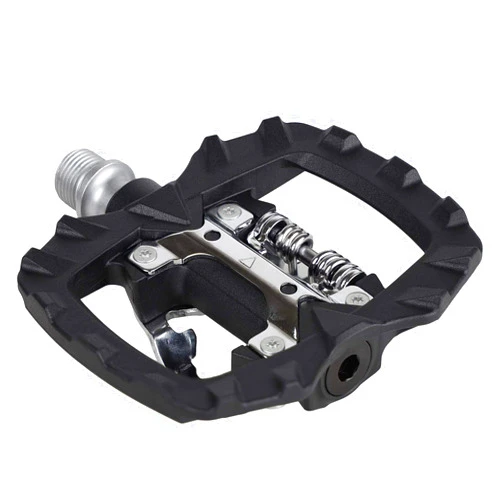 Venzo Multi-Use Compatible with Shimano SPD Mountain Bike Bicycle Sealed Clipless Pedals - Dual Platform Multi-Purpose - Great for Touring, Road, Trekking Bikes -Light Engineering Thermoplastic