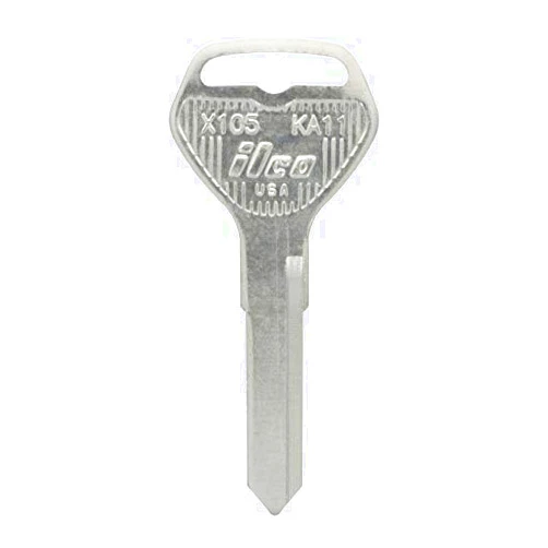 Hillman 5966338 Traditional Key House & Office Blank Double Sided Universal Key - Pack of 10