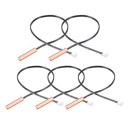 uxcell 5 Pcs 10K NTC Thermistor Probe 15.7 Inch Sensitive Temperature Sensor Kit for Air Conditioner