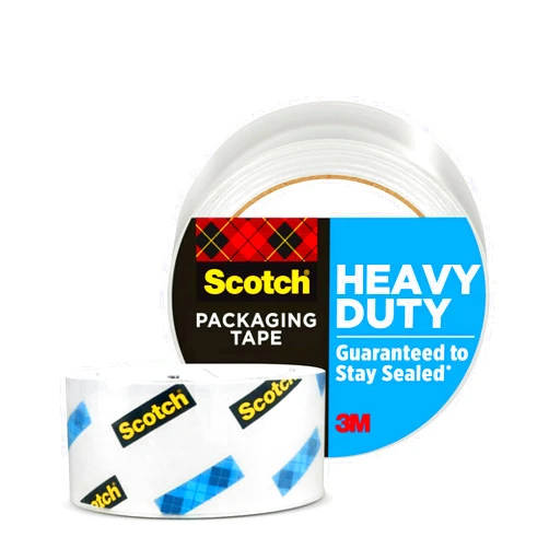 Scotch Heavy Duty Shipping Packing Tape, Clear, Shipping and Packaging Supplies, 1.88 in. x 54.6 yd., 1 Tape Roll