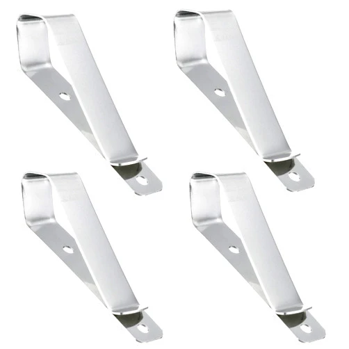 ECUDIS Garage Door Remote Visor Clip, Pack of 4 Remote Visor Clips Replacement for Garage Door Remote Openers(Silver)