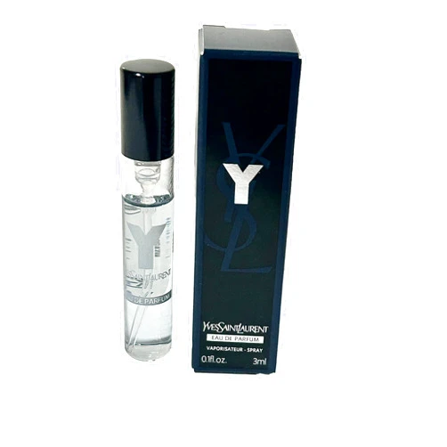Yves Saint Laurent YSL Y Men SPRAY Perfume MINI SMALL TRAVEL SIZE 3 ml / 0.1 Fl oz
