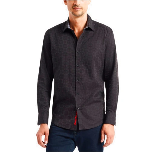 Robert Graham Mens Stellman Long Sleeve Woven Button Down Shirt