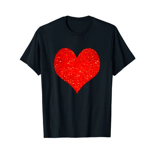 Red Love Heart Valentine T-Shirt