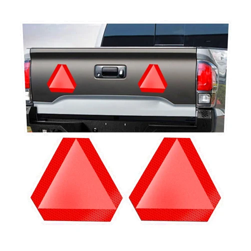 TNAIYH Slow Moving Vehicle Sign, 2PCS 8