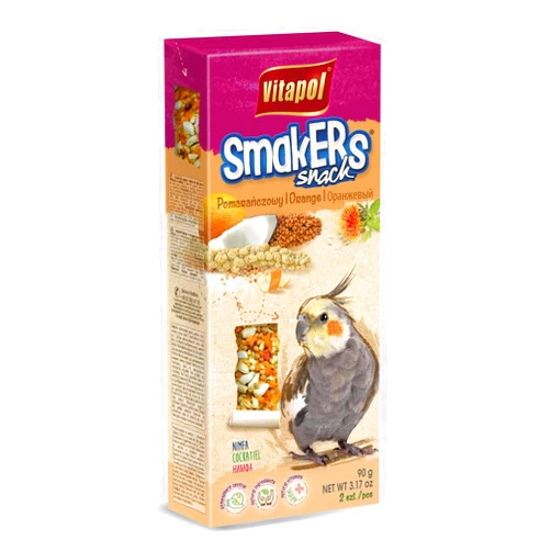 A&E Cage Company A&E Cage Co. SmaKers Treat Sticks for Cockatiel in Fruit Flavor
