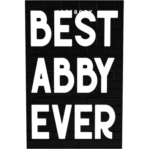 By Kaeden Lucas (Author) Abby - Best Cat Dad Ever Funny Cat Owner Tabby Birthday Fathers Day Graphic: Goal, Business,Daily Notepad for Men & Women Lined Paper, Work List, Planning, Gym