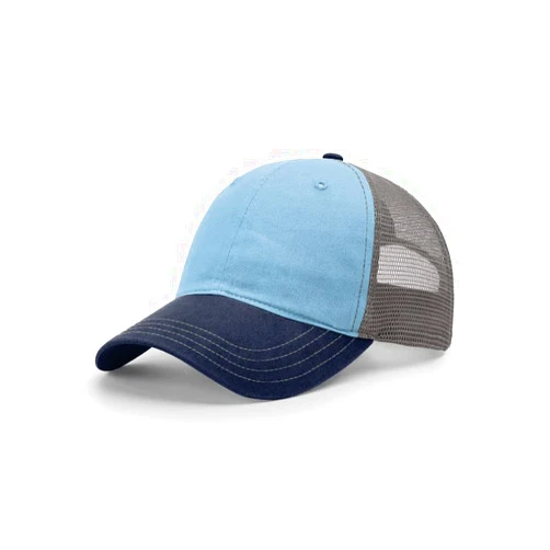 The Hat Pros | Richardson 111 Garment Washed Trucker Hat | Black Trucker Hats for Men | OSFM Adjustable Trucker Cap