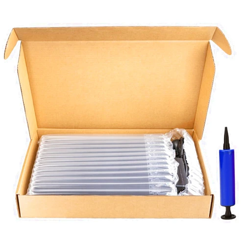 BZQZDAI Laptop Shipping Boxes×20 Pack + Inflatable Laptop Protective Bags×20 Pack with 1 Hand Pump Fit Most 14～16 Inch Laptop Screen Sizes Sturdy Box and Air cushioning