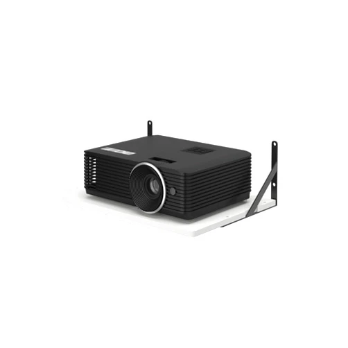AREAJD Black White Small Mini Projector Mount, Projector Shelf/Cable Box Wall Mount/Router Wall Mount,Projector Wall Mount Floating,Projector Shelf for Wall,Projector Holder Stand Accessories