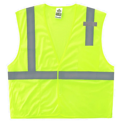 Ergodyne GloWear Economy High Visibility Reflective Safety Vest, Hook & Loop Closure