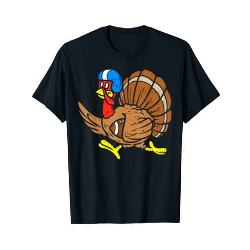 BoredKoalas Thanksgiving Shirts Autumn Fall Gifts American Football Player Turkey Thanksgiving Day Sport Gift T-Shirt
