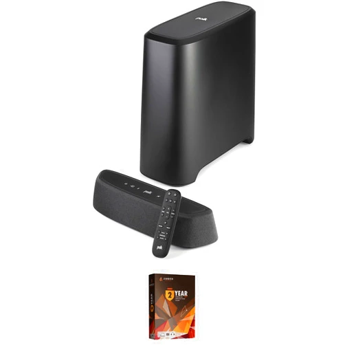 Polk Audio Polk MAGNIFI-Mini-AX 3.1 MagniFI Mini AX Soundbar with Wireless Subwoofer with an Additional 1 Year Coverage (2022)