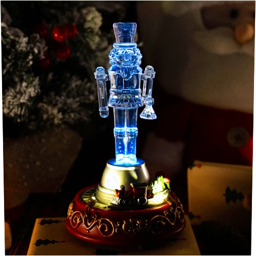 Dynastor Nutcracker Christmas Decor, for Men Women Teens Friends Family, Festive Acrylic Nutcracker for Indoor Music Box(Musician)