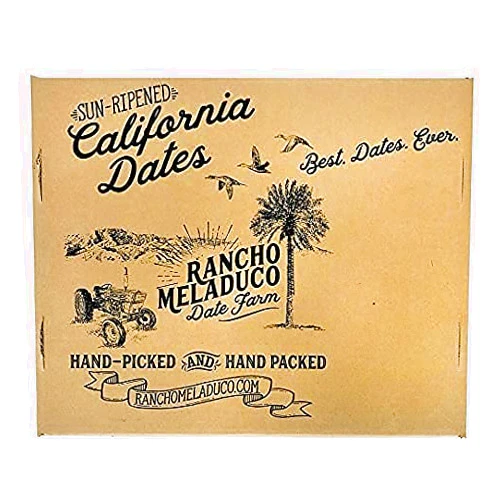Rancho Meladuco Medjool Dates: Grinder 15 lb Bulk Box
