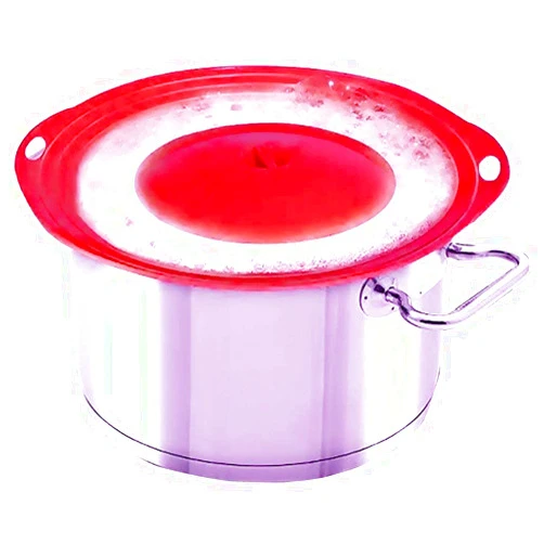 LINFON Boil Over Protector Boil Over Universal Lid Fits Openings 6