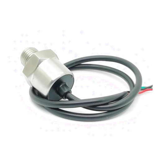 ZQDWMND Pressure Sensors Pressure Sensor Transmitter for Water Oil Fuel Gas air G1/4 5V Ceramic Sensor Stainless Steel 0.5Mpa 1.2Mpa transducer(Size:0-4Mpa)
