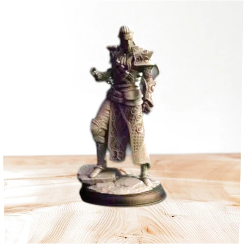 Generic Unpainted DND Netros Miniature Figurine, Tabletop Gaming Collectible, Fantasy World, Ideal Gift for Dungeon Masters - Designed by DM Stash