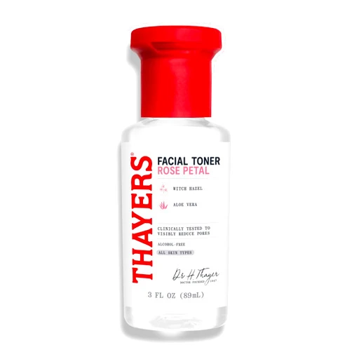 THAYERS Alcohol-Free Rose Petal Witch Hazel Facial Toner for Glowing Skin, Soothing, Hydrating, Refreshing Toner for Normal and Combination Skin, 3oz